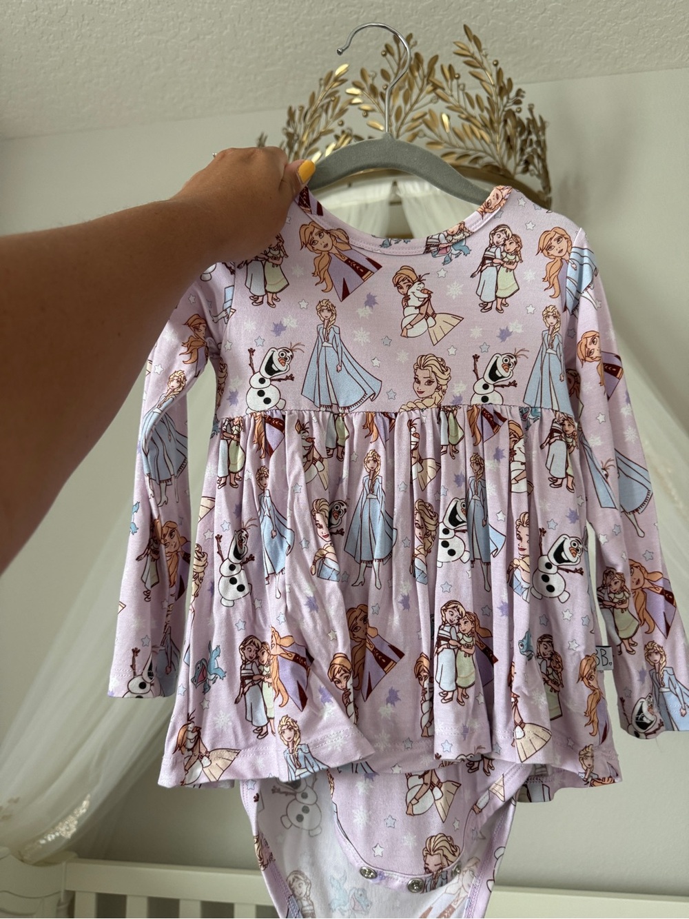Snow Sitters Twirl Dress-Frozen
